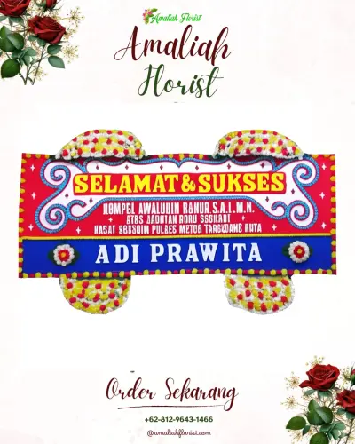 Karangan Bunga Ucapan Selamat di Padebuolo